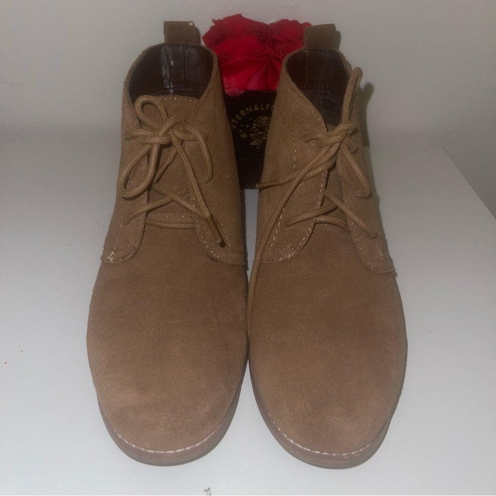 Women’s White Mountain Auburn Upper Lesther Boots Chesnut Size 8